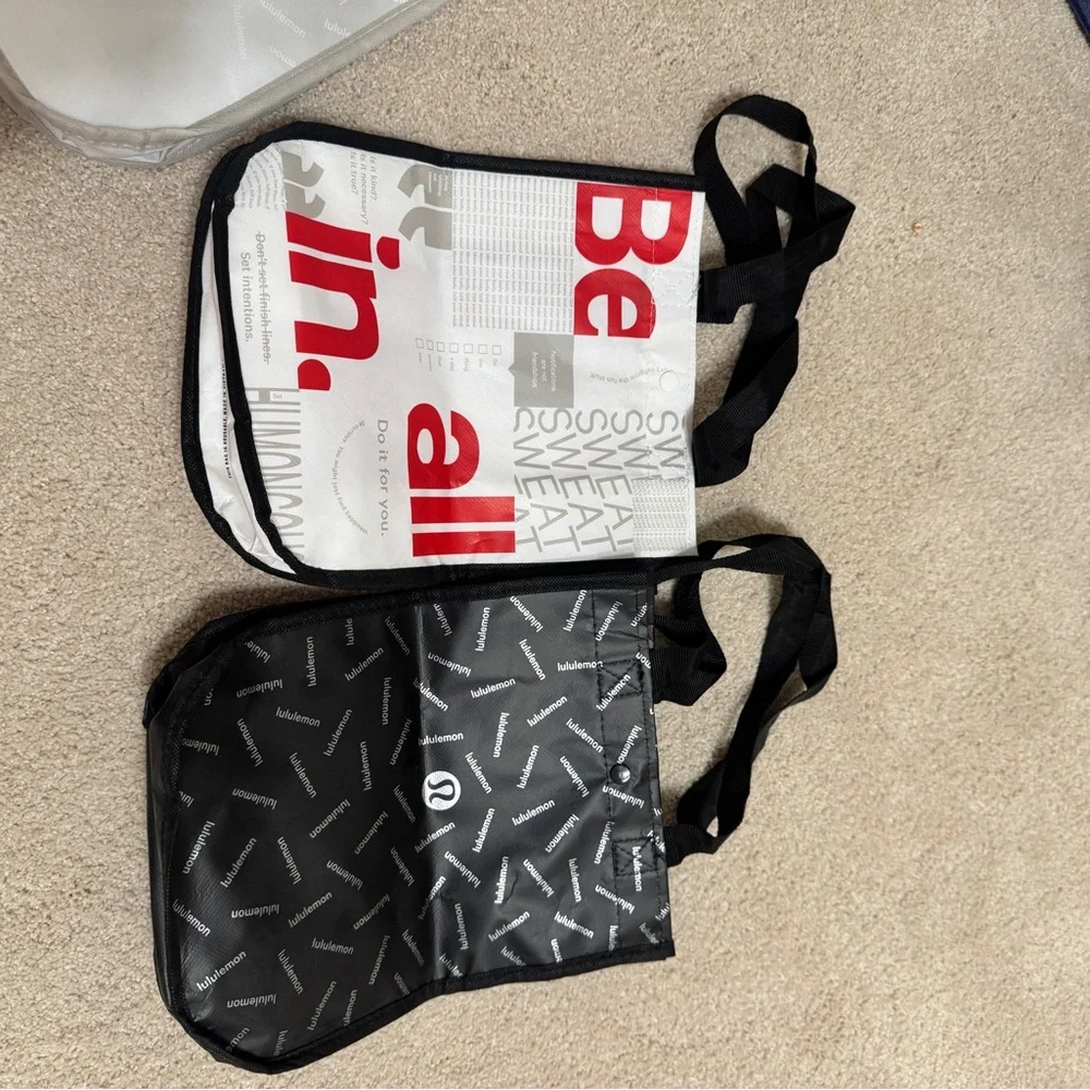 5 Reusable Lululemon Tote Bags - Picture 2 of 3